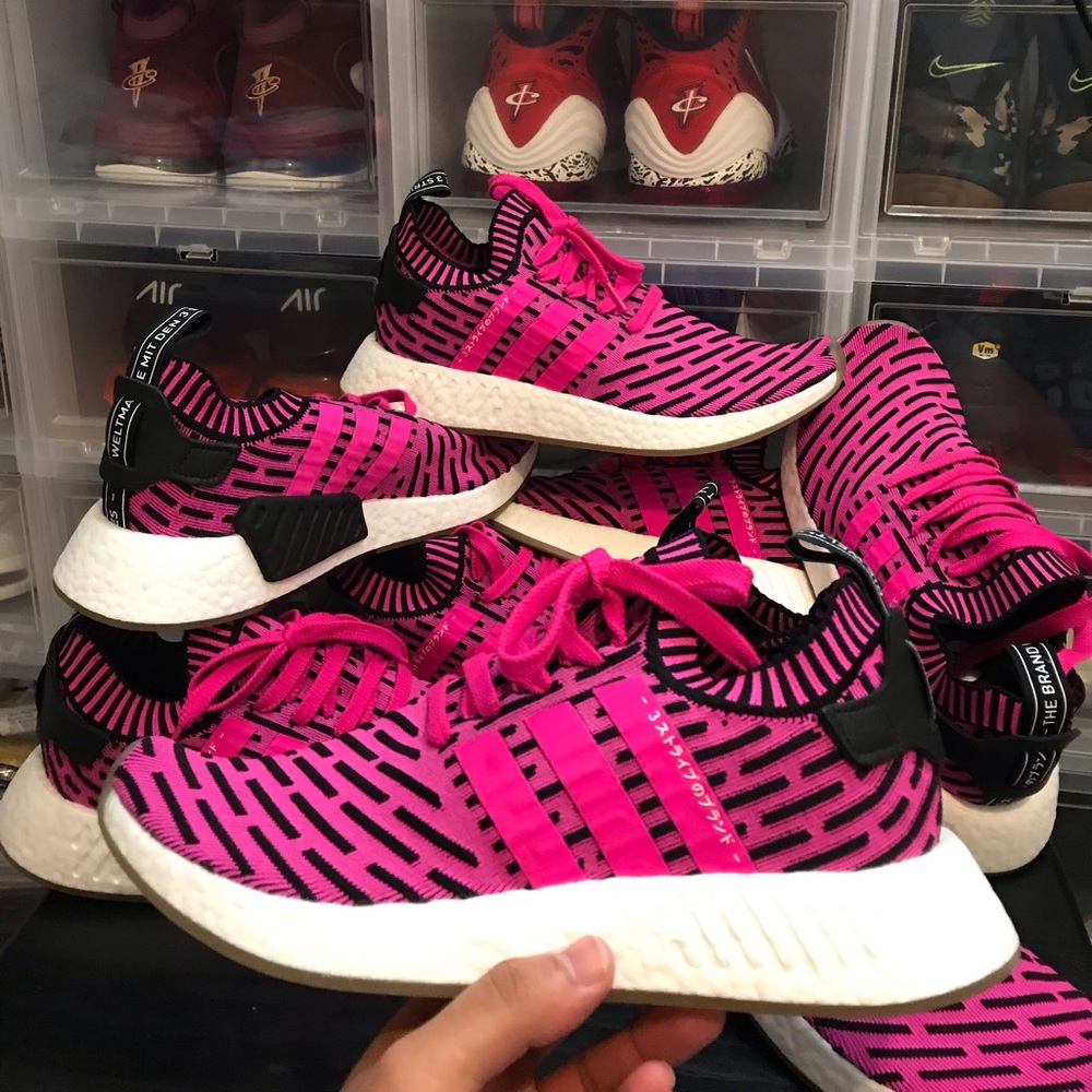 Adidas NMD R2 Primeknit Japan Shock Pink BY9697